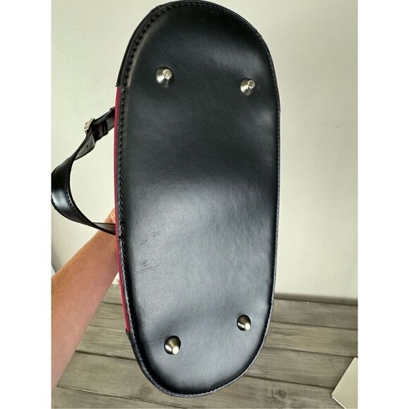 Joy Mangano‎ Red Bucket Handbag - Picture 8 of 11